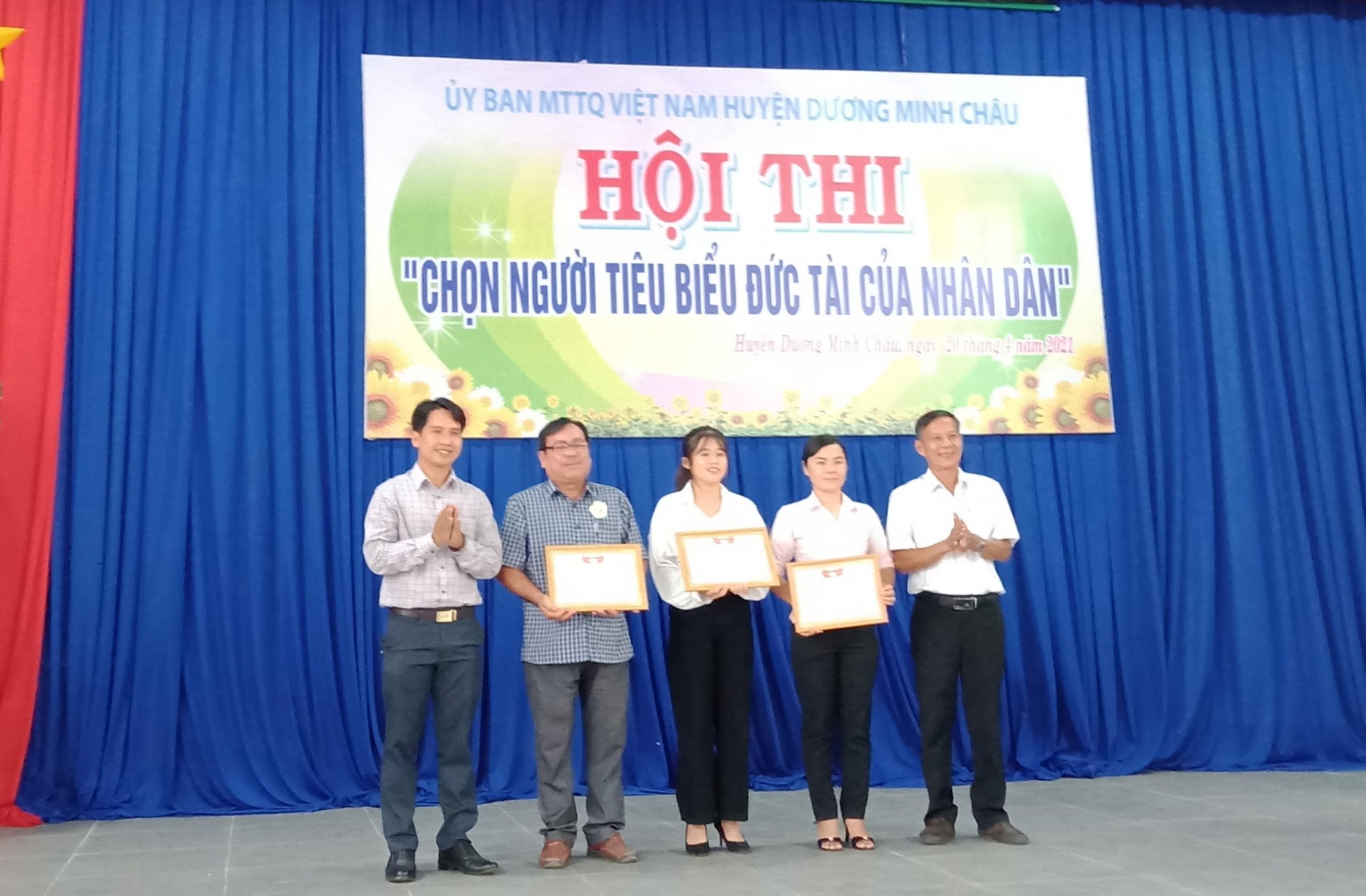 Huyện Dương Minh Châu: Tổ chưc hội thi “Chọn người tiêu biểu đức tài của nhân dân” năm 2021